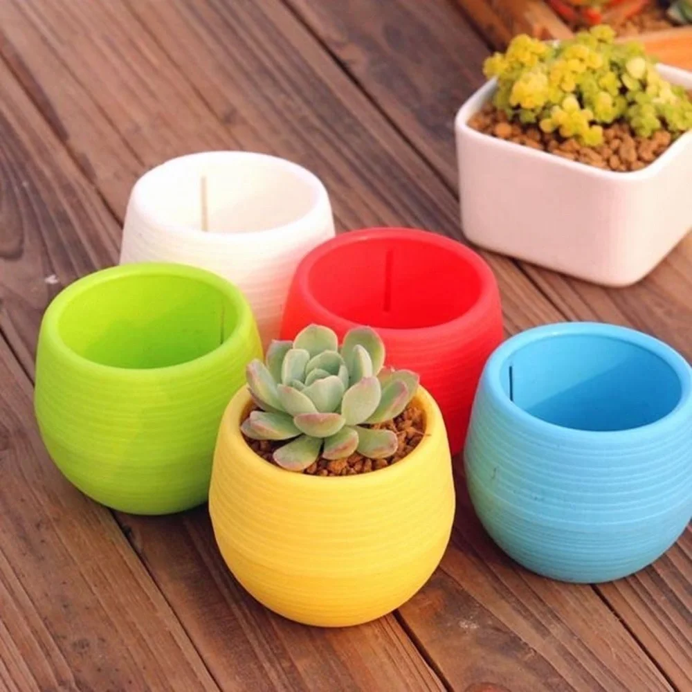 Unbreakable Blue Succulent Planter Pot